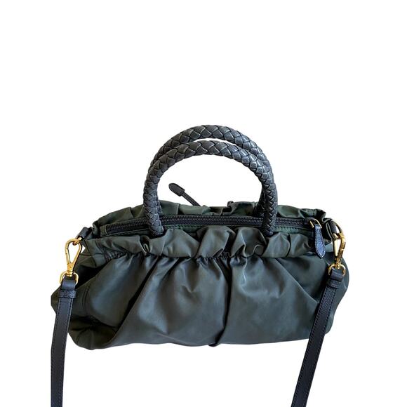 Prada BN1921 Tessuto Bow Ardesia Bag - Picture 1 of 11